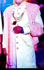 Sherwani and pajama also dupatta with maala