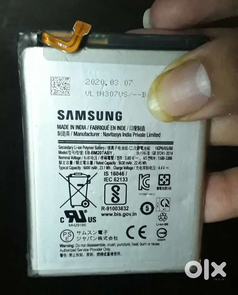Samsung m31 battery cc board camara available