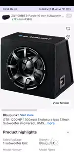 Blaupunkt woofer