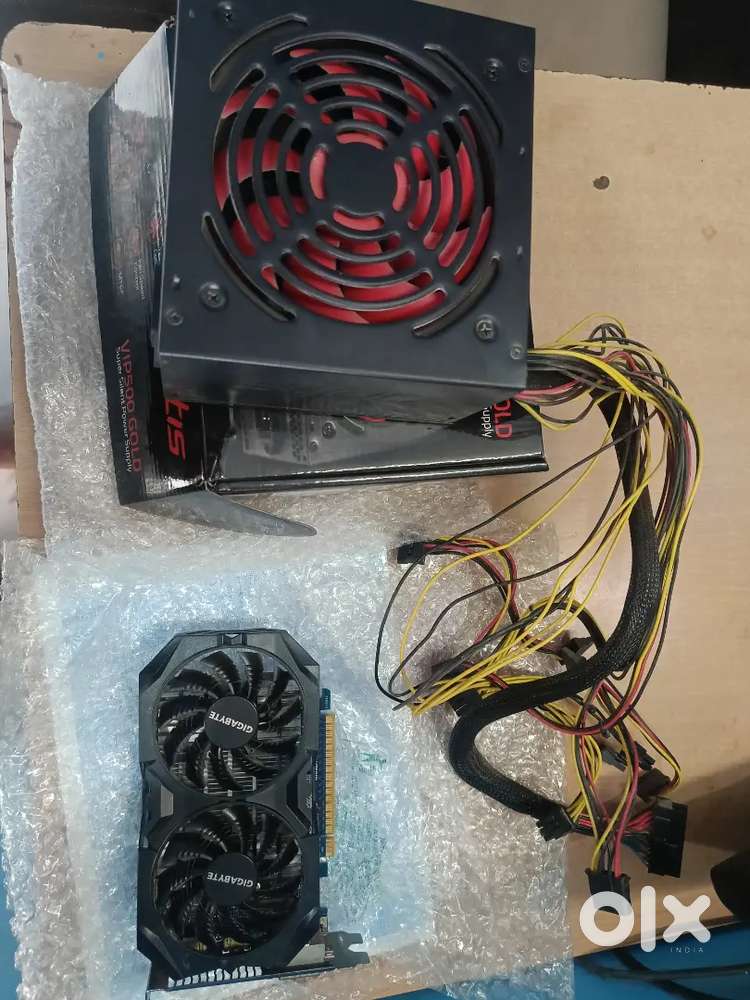 Graphic card and psu (power supply)and ram also