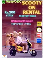 Scooty On Rent Delhi