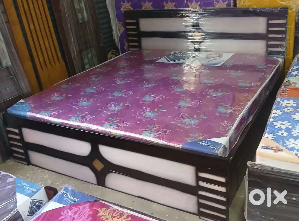 60×78 Queen size without storage new model bed with mattresses availab