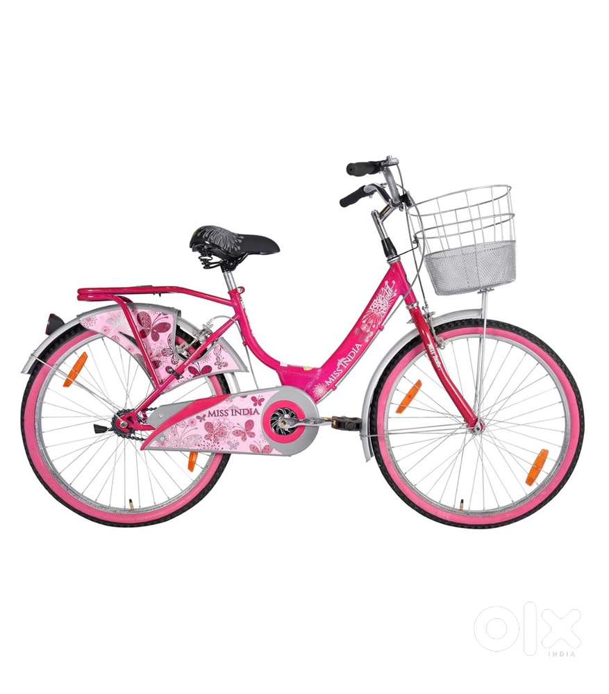 •fromt basket •integrated carrier •pink colour •perfect for daily use