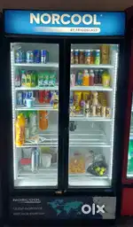 side by side visi cooler with excellent working condition.