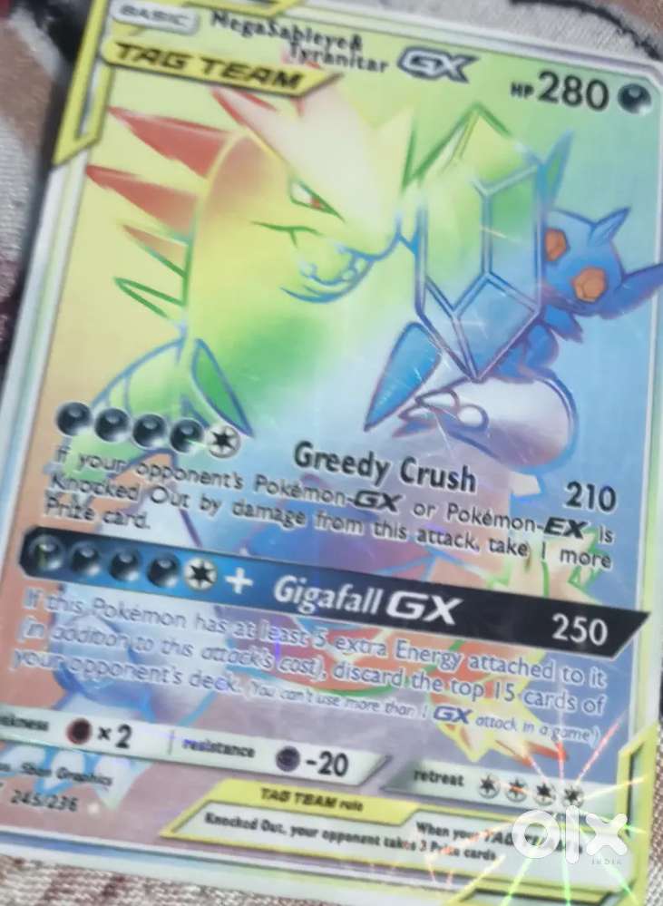 Pokemon tag team card