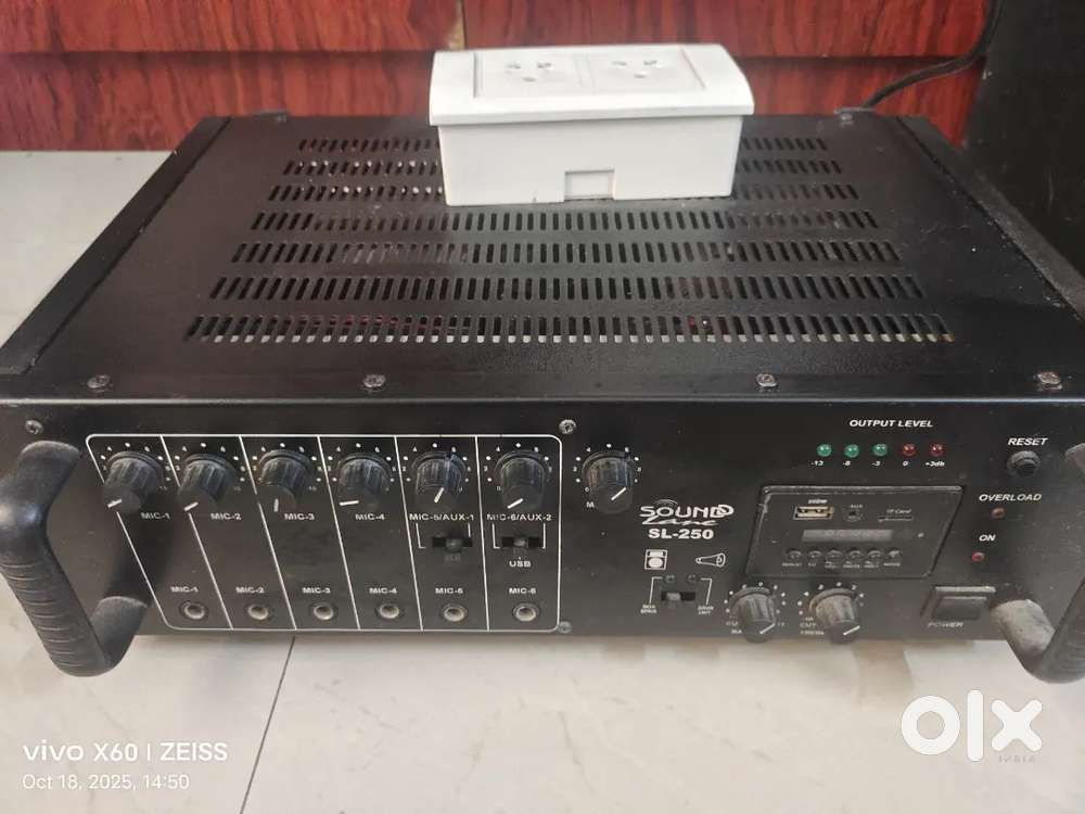 Powerful Sounddlane SL-250 Amplifier with Ahuja Mid-Range Speakers 