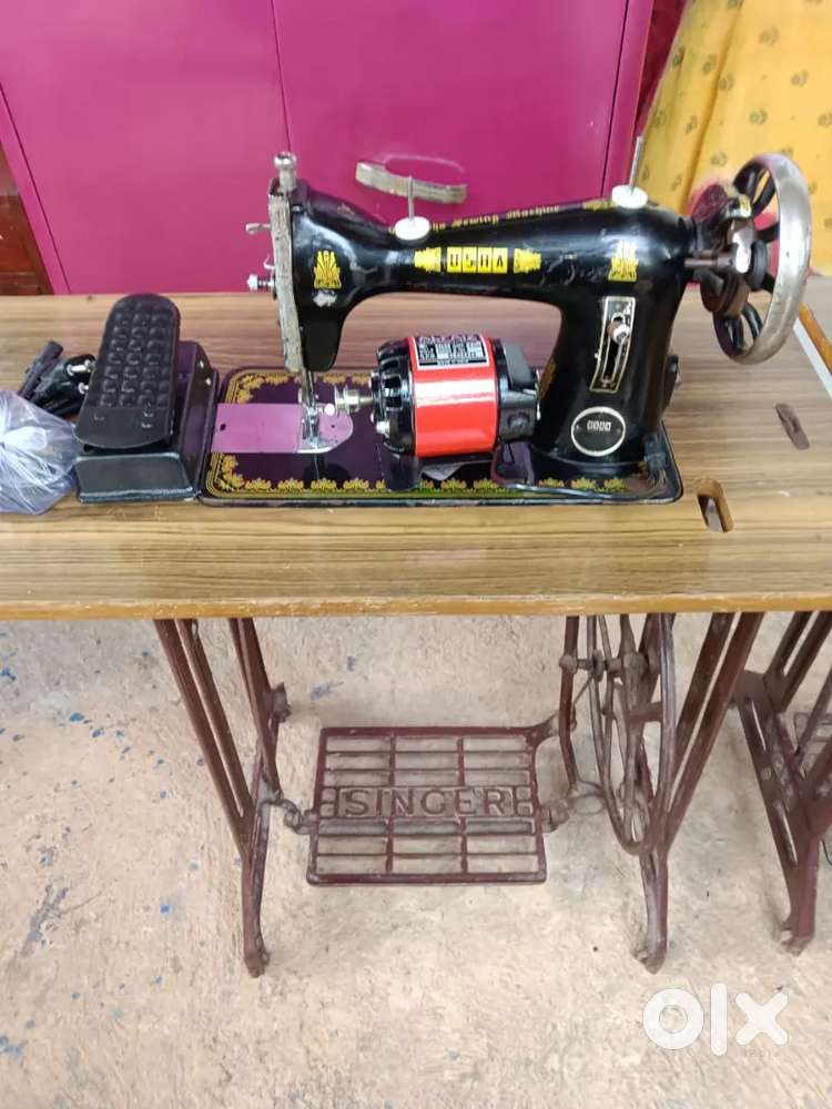 USHA SEWING MACHINE WITH NEW MOTER AND SAHARA SEWING MACHINE