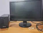 Computer monitor with a ups