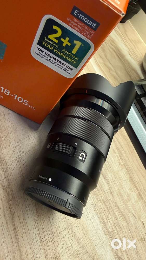 Unused non activated sony 18 - 105 F4 lens with bill box everything.