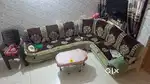 L-Shape 7 Seater Sofa Set – Good Condition – Comfortable & Stylish