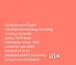 Wanted male (picker&loader)Dulapally