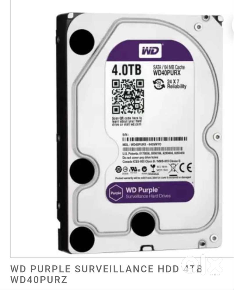 WD purple 4tb hard diak