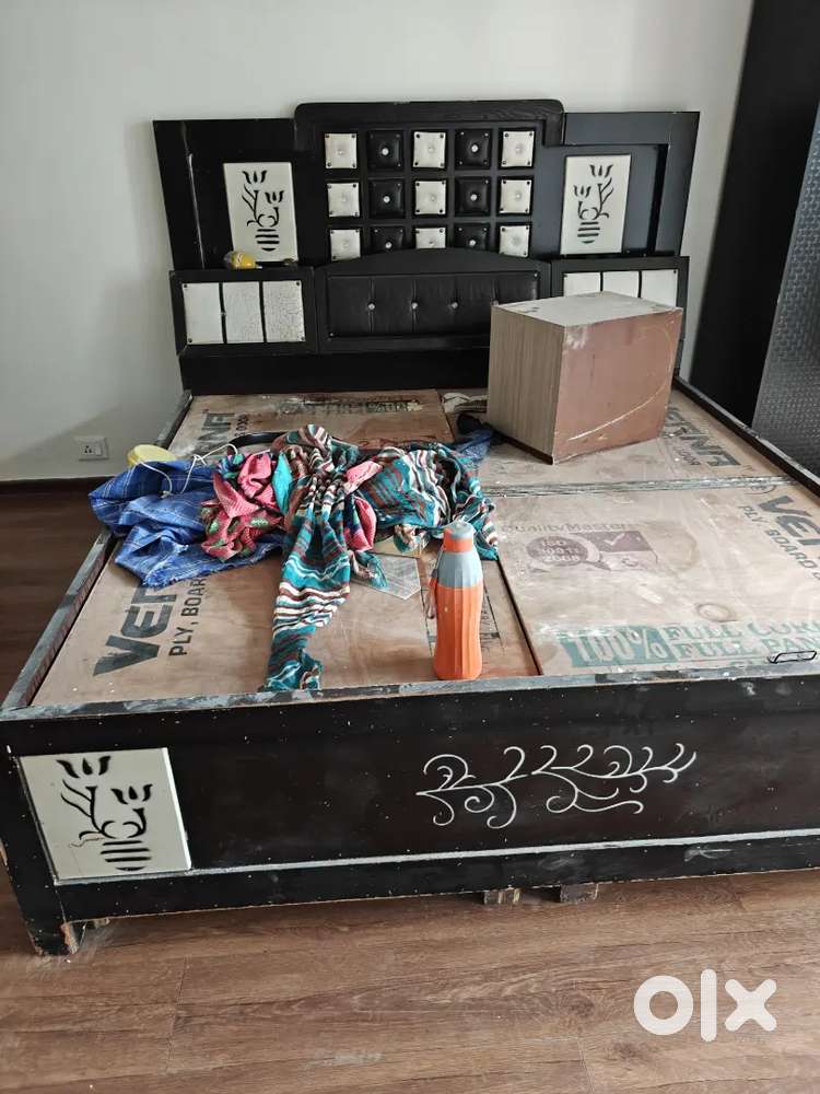 Double Bed with Cotton mattress