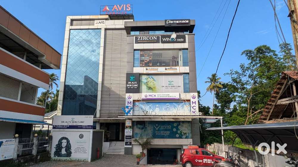 1500 sq ft semi furnished office facing NH66 at Kodungallur