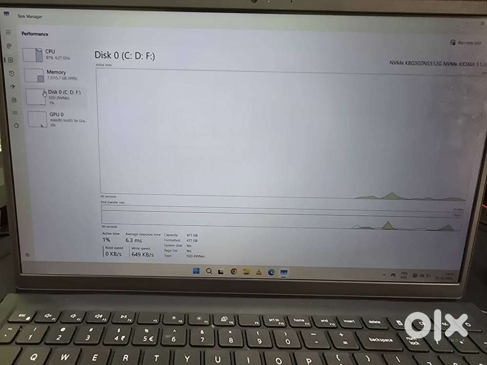 Dell INS 3520CI5 12G SGB 512GB W11MSO BLACK