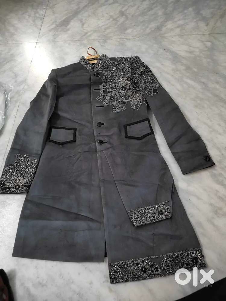 Grey colour with handwork