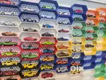 Hotwheels display stand wall mounted for 1:64 size(car nt included)6pc
