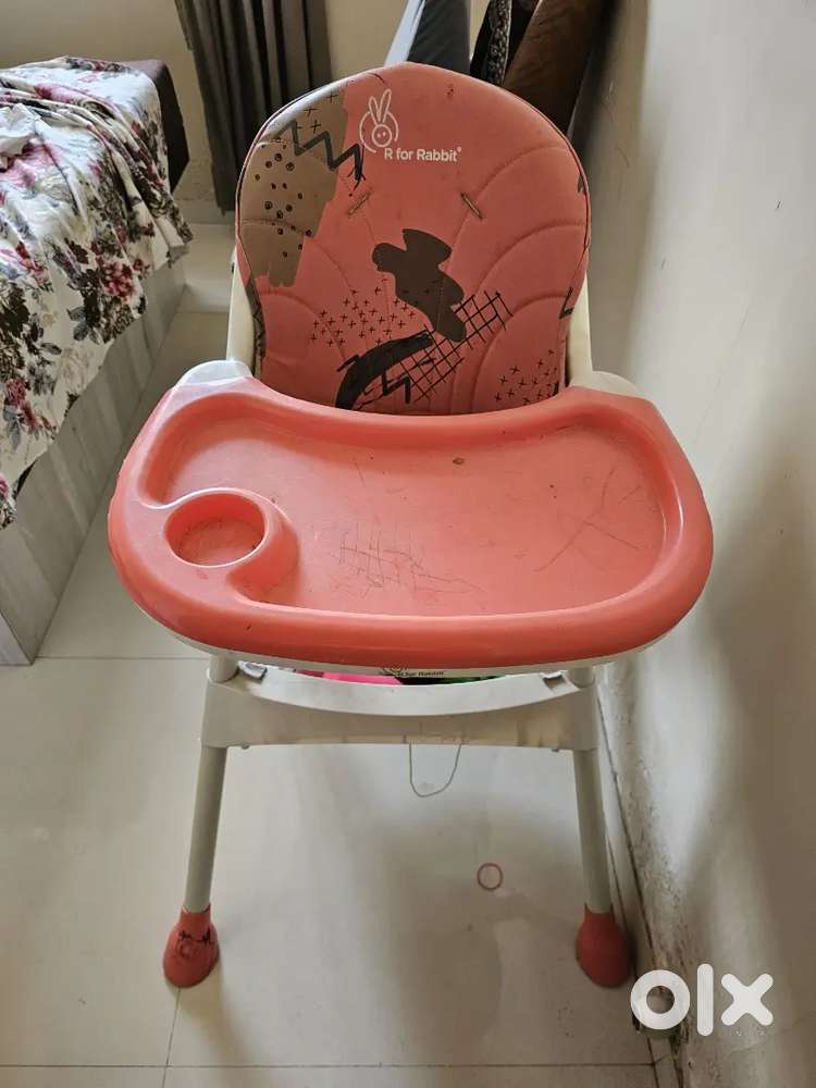 Baby High Chair (Brand: R for Rabbit) in Good condition