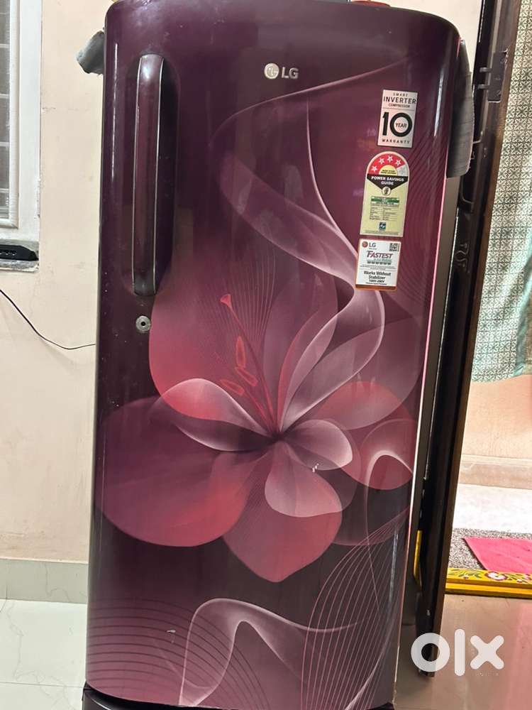 LG REFRIGERATOR  Si ze 180 Ltr SMART INVERTER.  4 Star