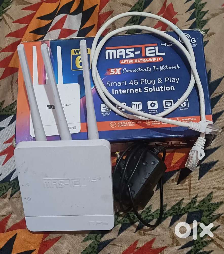 MAS-TEL AF790 Ultra WiFi 6 – 4G Plug & Play Router