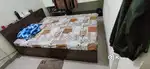 Wakefit Queen size MDF Bed with storage along with Mattress.