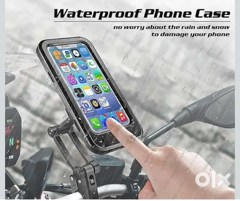 Waterproof phone holder for bikes