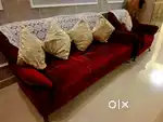 Fully Good Condition Sofa Set 4 Seater With Side Chair