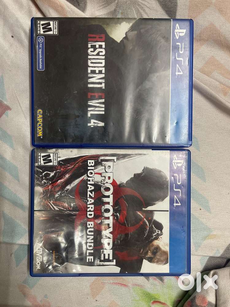 Resident evil 4 remake and Prototype Bundle for ps4