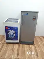 id.124Lg 6.5kg washingmachine & Samsung 190ltrs fridge with warranty