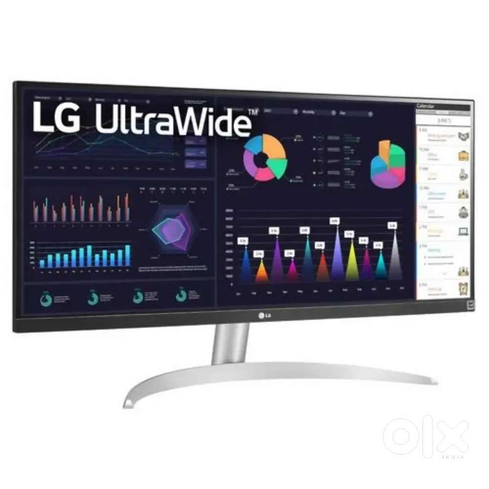 LG UTRAWIDE 25 INCH MONITOR LESS USED BRAND NEW FOR EDITING TRADING