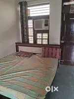 Owner free 1bhk fully furnished with bed ac fridge arrow inverter gas