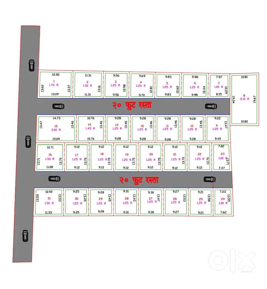 Plot for sale only 3 plot remain