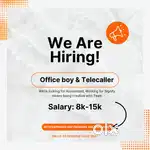 Required office boy & telecaller
