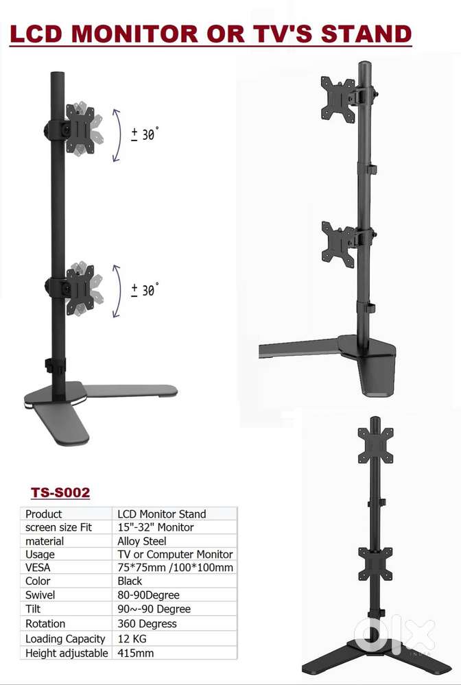 Dual Lcd Monitor desk mount stand for LCD Monitor & Medical monitor