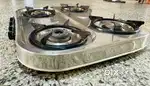 4 burner stainless steel gas stove Rs 2500