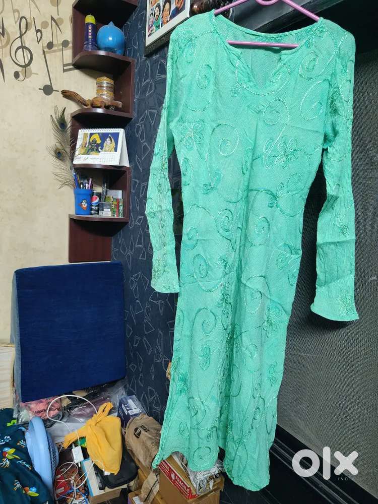 Graceful Sea-Green kurti