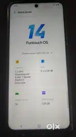 iQOO z9x 5g mobile with box 1 month old as brand new condition