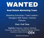 Hiring ! Real Estate Sales Executives/General Manager/Directors/Teams