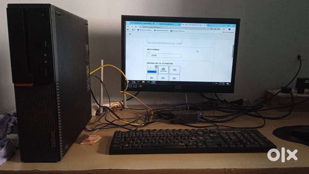 LENONO PC WITH MONITOR, KEYBOARD, MOUSE SELLING