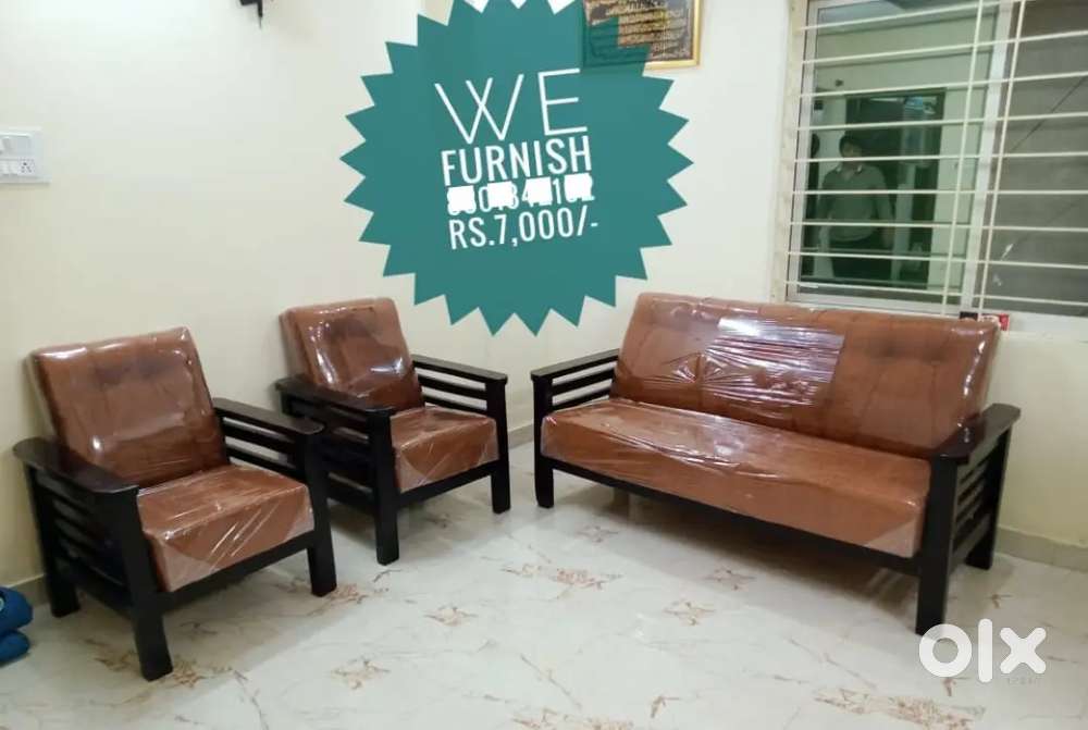 New 5 seater sofa set starting from Rs.6500 @ Yousufguda
