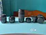 Canon 200 D mark II with 4 lenses