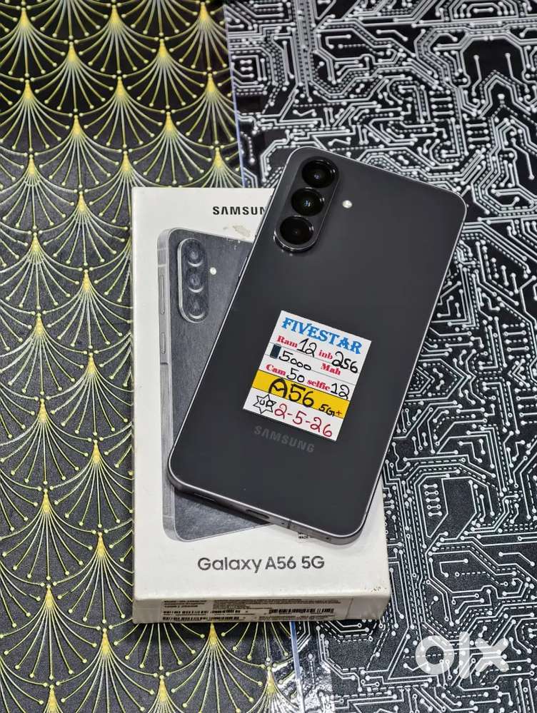 SAMSUNG A56 5G 256GB/12GB brand new unused condition.