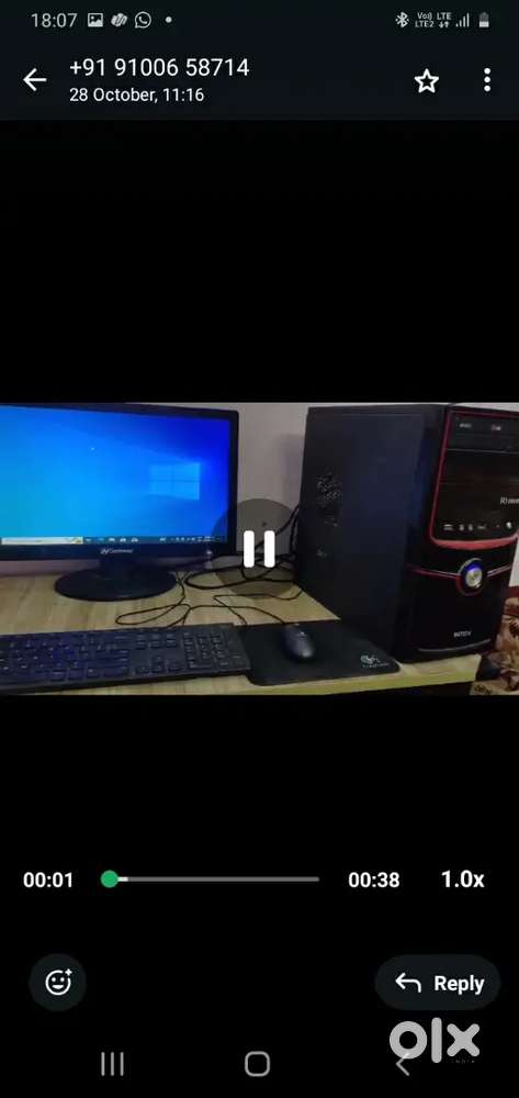 Computer set up full set with wifi and speakers