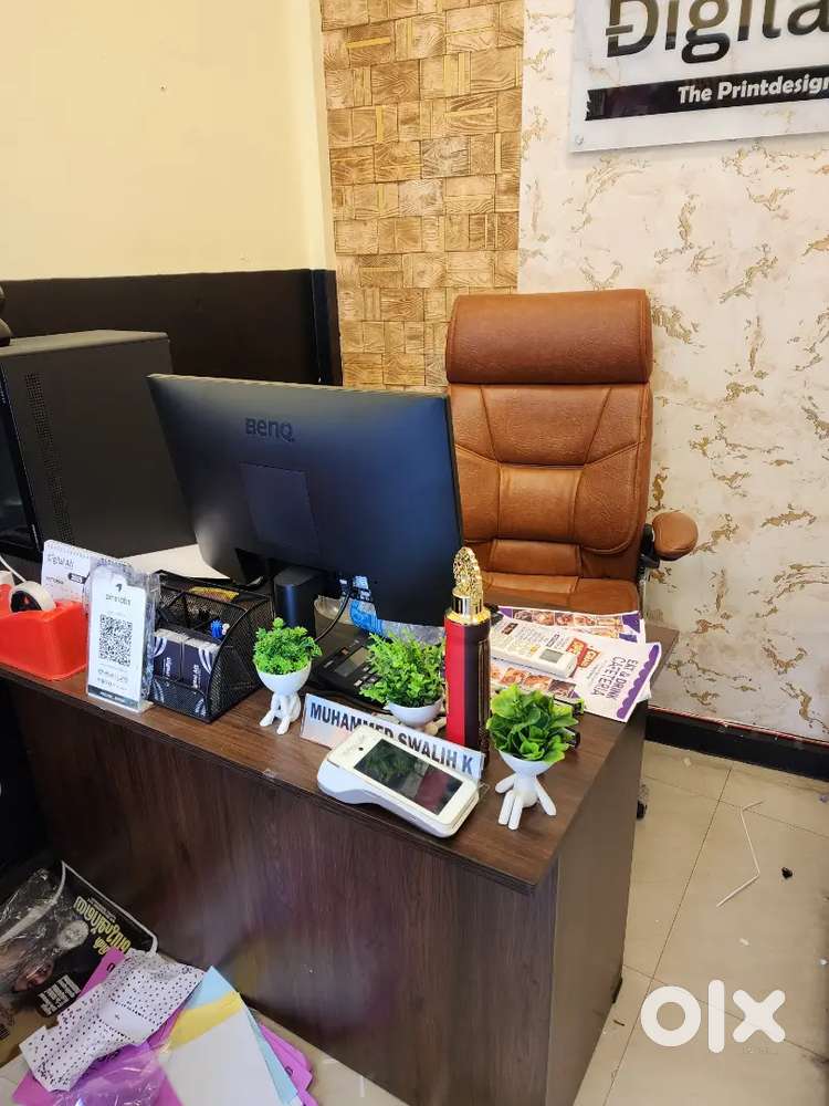 Boss table and chair for sale