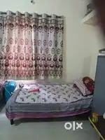Cot,bed,cupboard,table,chair,geyser,wifi,fridge