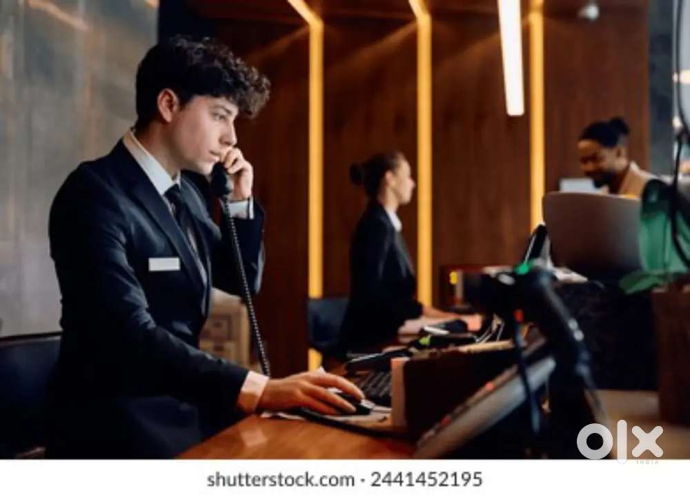 Reception telecalling room service evening 6 pm-9-30 am varanasi hotel