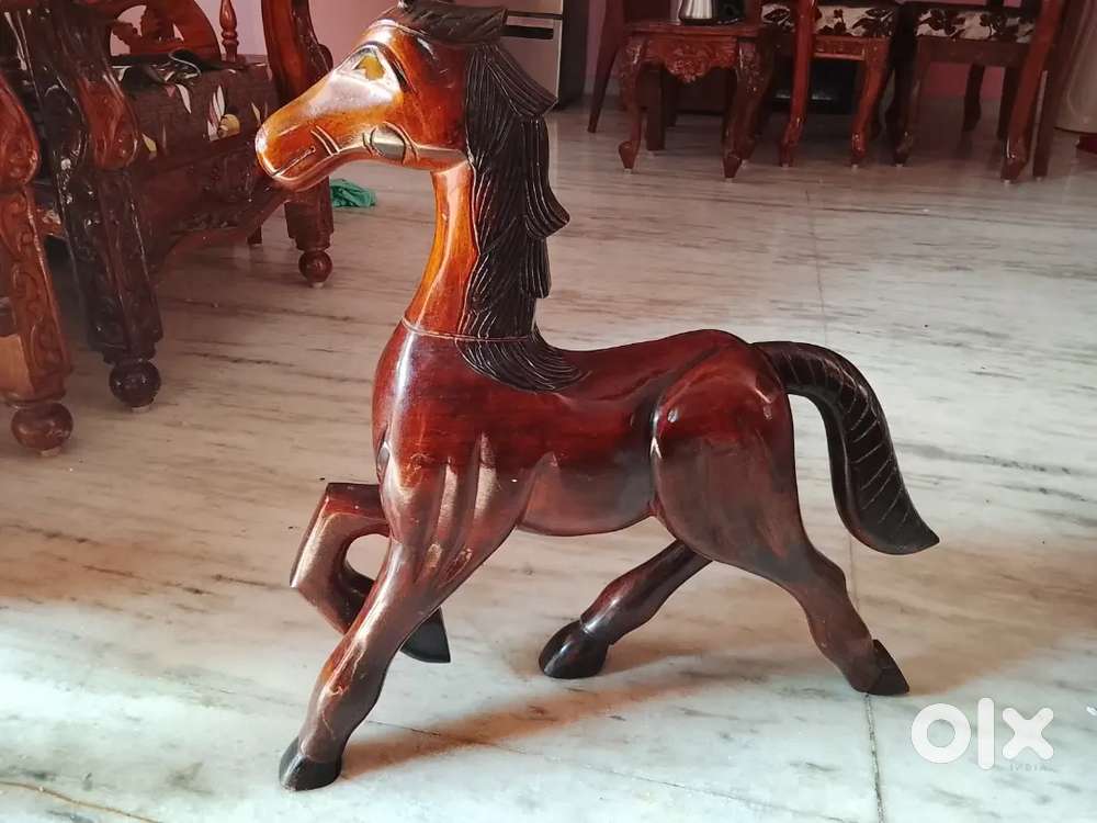 Pure Teak wood Horse toy