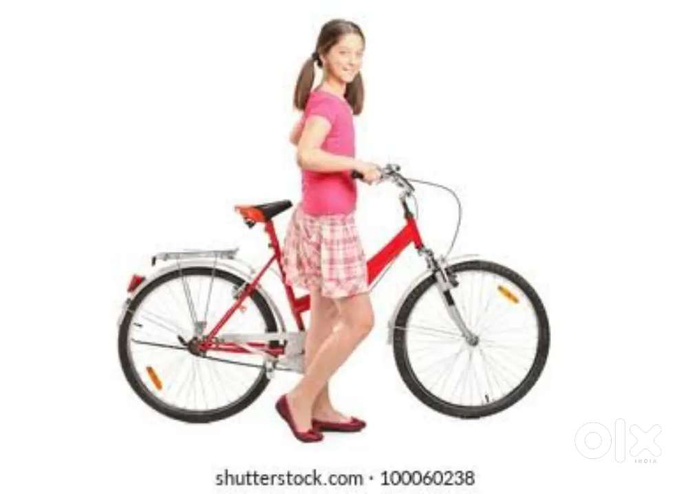 Bycycle red color, singl hand used, best condition