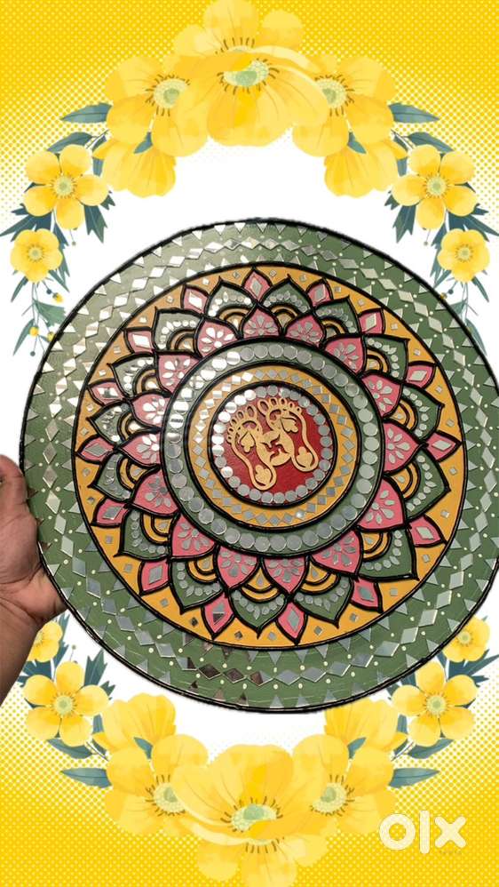  Handmade Lippan Art Wall Decor – Perfect for Diwali