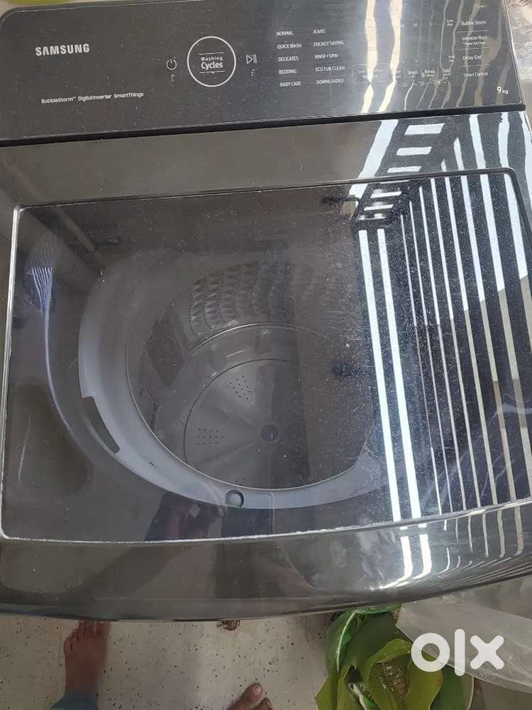 Samsung 9kg 5star top load 1 year old washing machine